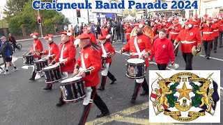 Craigneuk Band Parade  Wishaw 2024 [upl. by Woolcott]