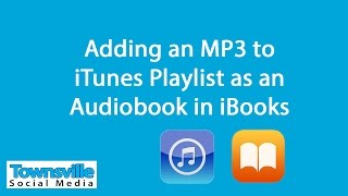 Adding MP3 to iTunes Audiobook playlist [upl. by Yartnoed697]