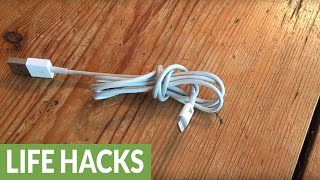 How to effectively wrap a charging cable [upl. by Rosemonde718]