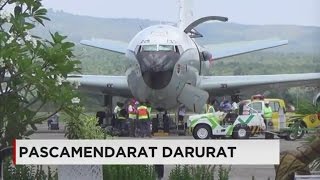 Pesawat Militer AS dari Diego Garcia Jemput 14 Kru di Aceh Pascamendarat Darurat [upl. by Norrv]