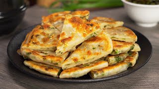 Chinese Scallion Pancakes Street Food  Cong You Bing  蔥油餅 Recipe by Always Yummy [upl. by Trocki]