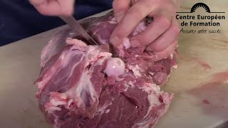 Viandes  Préparer et désosser un gigot  CAP Cuisine [upl. by Laamak106]