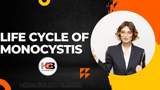 life cycle of monocystis  monocystis by heena biology classes biology educationalvideo [upl. by Tut]