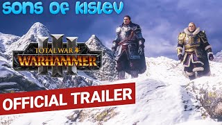 Total War WARHAMMER III  Trailer Sons of Kislev traducido al español [upl. by Meir]