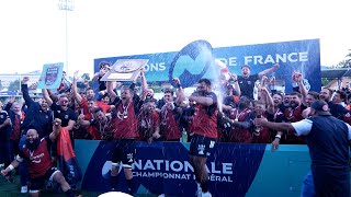 Le Stade Niçois Rugby est champion de Nationale au Chambéry Savoie Stadium 🏉 [upl. by Omrellug]