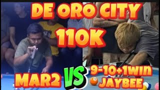 110k CAGAYAN DE ORO 🎱 JAYBEE SUCAL 910 1WIN VS MAR2 CAGAYAN [upl. by Jordanson]