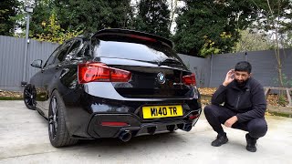 NEW EXHAUST for my Stage 3 BMW M140i [upl. by Inessa]