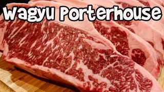 Reverse Seared Wagyu 7 Porterhouse Steak [upl. by Dewayne]