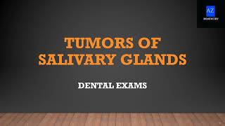 MCQs on Oral Medicine Tumors of Salivary glandsDental surgeon exams [upl. by Ky]