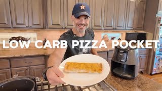 BEST Low Carb Pizza Pocket  Easy Recipe [upl. by Ladnek]