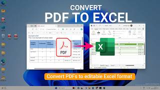 Convert PDF to Excel File Without Losing Format  Editable Excel File [upl. by Adallard]