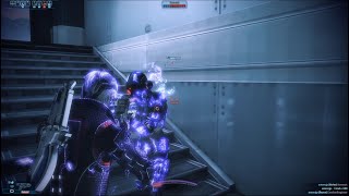 Mass Effect 3 Drell Adept Platinum Solo [upl. by Llerreg]