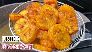 How To Fry Plantain  Best Way To Fry Sweet Ripe Plantain  How To Make Plantain  Plantain Recipes [upl. by Lokcin]