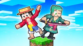 Minecraft One Piece But We’re On ONE BLOCK [upl. by Las]