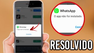 O APP NÃO FOI INSTALADO COMO CORRIRGIR ERRO DO APLICATIVO QUE NÃO INSTALA [upl. by Peoples]