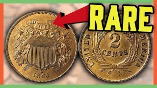 RARE 2 CENT COINS WORTH MONEY  TWO CENT PENNIES TO LOOK FOR [upl. by Ahseei]