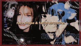 💽ideal face shape  face structure amp lose face fat subliminal ⋆ೃ࿔ [upl. by Cybill]