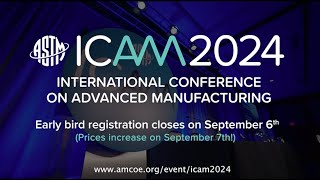 ASTM ICAM 2024  Oct 28  Nov 1 in Atlanta GA  Register Today [upl. by Letsirc]