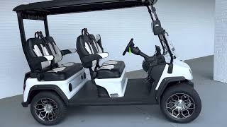 White Evolution D5 Lithium Golf Cart Forward Facing [upl. by Aicila]