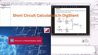 Short circuit Analysis using DigSilent PowerFactory  Tutorial 3 [upl. by Adle]