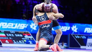 TBT Nemes stuns defending world and Olympic champ Geraei to claim 67kg gold [upl. by Lohner]