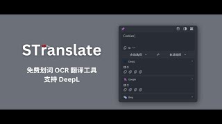 STranslate  免费的划词翻译工具，支持 DeepL｜还拥有 OCR 文字识别与翻译功能 [upl. by Cressler]