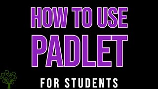 How to Use Padlet for Students The Basics [upl. by Yrred]