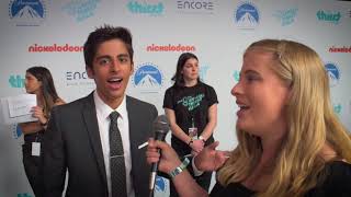 Disney Channels Karan Brar Interview at 9th Annual Thirst Gala [upl. by Chally]