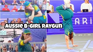 Raygun B Girl Video  Rachel Gunn bgirl  Aussie Break dancer Raygun Olympics  Raygunn Breakdancer [upl. by Aslam]