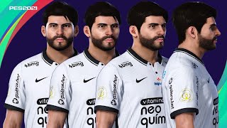 Yuri Alberto PES 2021  How to create  Como fazer [upl. by Audris]