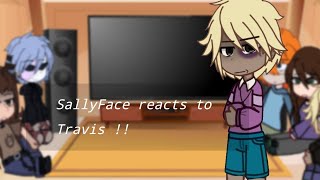 SallyFace reacts to Travis   Sallyface  Read all disc b4 watching [upl. by Eyeleen889]