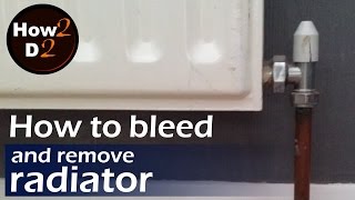 How to drain and remove one radiator draining and removing Radiator [upl. by Nawrocki]