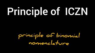 Principles OF ICZN🐢 Part1 Biosystamatics and taxonomy Msc1st sem [upl. by Nylaehs]