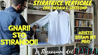 Ferro da stiro verticale Stiratrice verticale Steam Jet Pro Ariete 6248 Recensione tutorial e test [upl. by Dihgirb265]