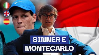 Sinner e Montecarlo sinner tennis montecarlo [upl. by Innig]