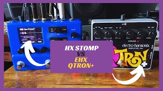 Line6 Helix HX Stomp Mutant Envelope Filter 🎧 Vs 🎧 EHX QTRON Plus Electro Harmonix Guitar Pedal 🎸 [upl. by Adnyc]