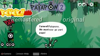 Patapon 2 Remastered vs PSP Patapon 2  Gameplay Comparison [upl. by Myrlene]