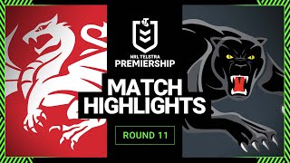 St George Illawarra Dragons v Penrith Panthers  Match Highlights  Round 11 2013  NRL [upl. by Naved88]