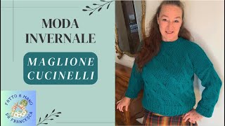 Moda Invernale — MAGLIONE CUCINELLI — Tutorial passo passo [upl. by Zahc570]