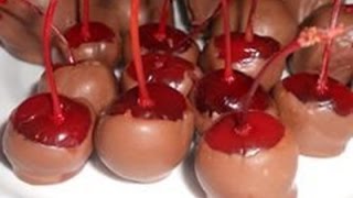 Chocolate Dipped Cherries Recipe  Make Chocolate Dipped Cherries [upl. by Ennael244]