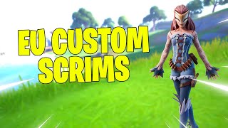 🔴CUSTOM MATCHMAKING🔴EU LIVE SOLO DUO SQUAD SCRIMS FORTNITE LIVE CUSTOM GAMES [upl. by Tichon]