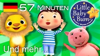 Kinderlieder zum mitsingen  Und noch viele weitere Kinderreime  von LittleBabyBum [upl. by Janis766]