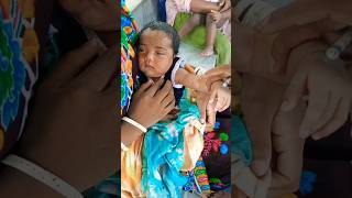 Injection video baby crying  newborn baby shorts trending [upl. by Nadia]