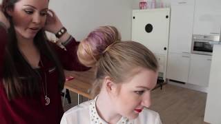 Kerst haar tutorial Beyoncé knot [upl. by Alket241]