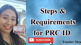 Steps amp Requirements for PRC ID [upl. by Botzow]