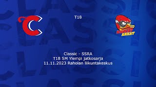 Classic  SSRA T18 SM Ylempi jatkosarja 11112023 [upl. by Colston]