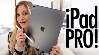 NEW 2018 iPad Pro Unboxing 129in Space Gray 1TB [upl. by Hellah]