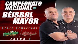 EN VIVO  Chiriquí Occidente vs Chiriquí juego 1  Semifinal del Béisbol Mayor 2024 [upl. by Kenton]