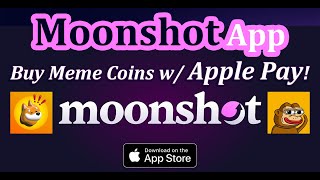 Moonshot App Lets You Buy Solana Meme Coins with Apple Pay Could this help Onboard the Masses [upl. by Refotsirhc]