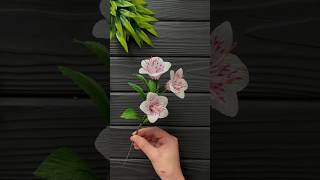 How to Make Crepe Paper Flower Crepe Paper Decoration Idea [upl. by Anelaf]